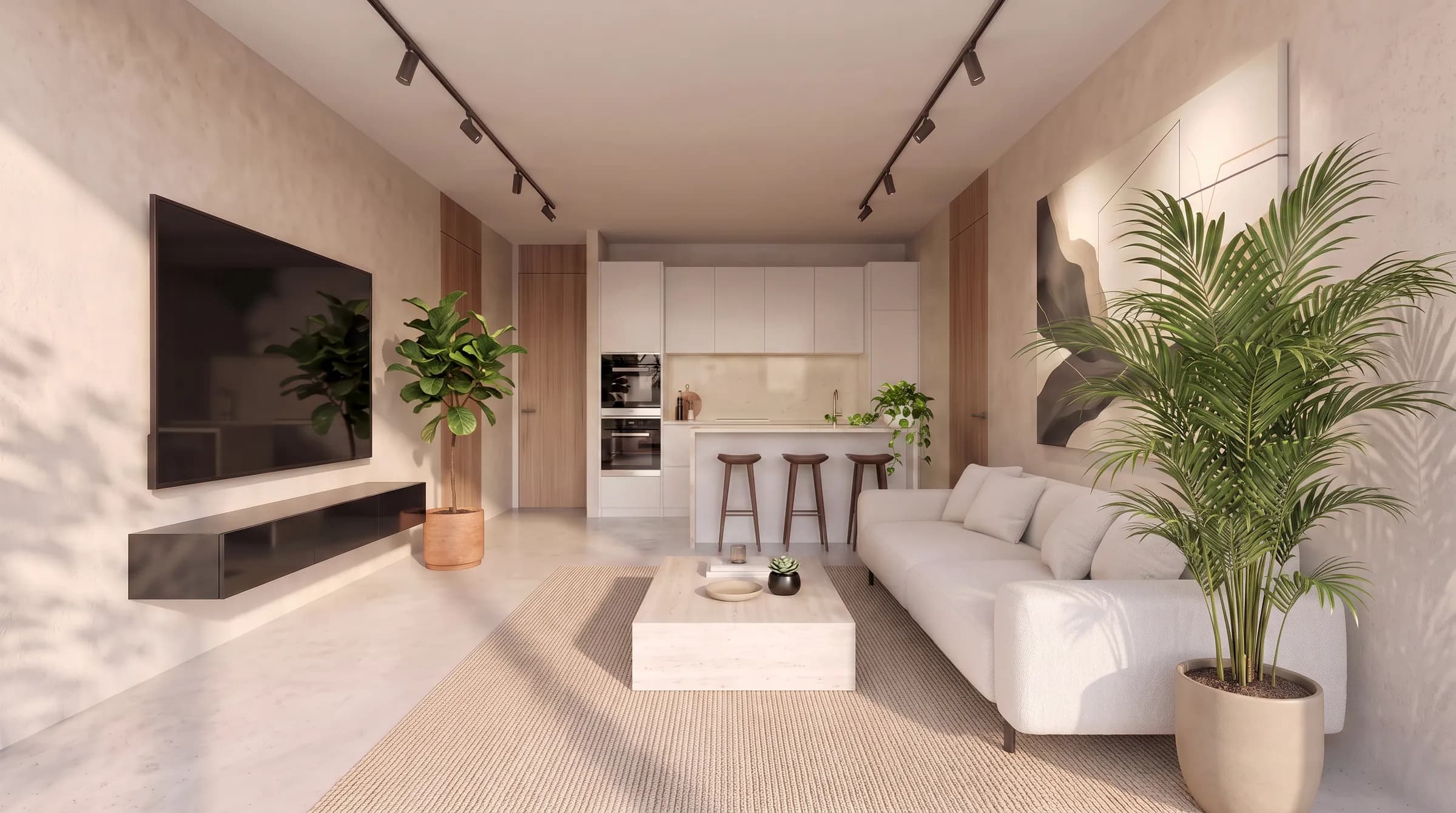 Blue Azul Residences — terrace and sea view